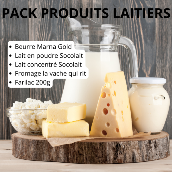 6 A-TSK-Pack produits laitiers (5 sortes)