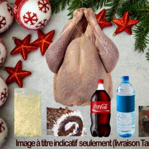 A0-Menu Dinde Complet Fin d’année + bûche + choco (Tana)