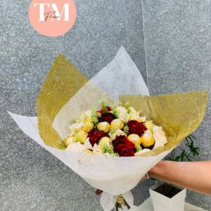 Bouquet de fleurs + choco express livré le jour même