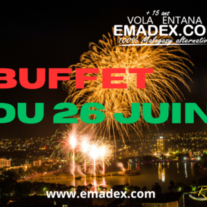 Buffet 26 Juin 2025