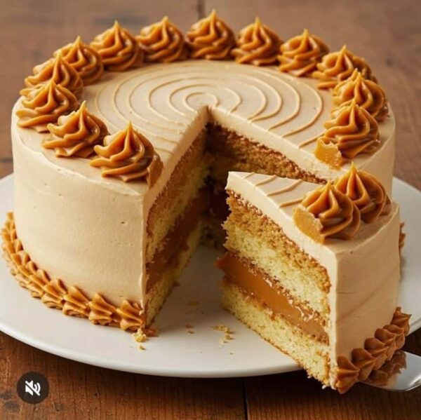 Gâteau caramel gourmand