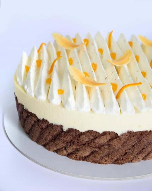 Gâteau Entremet café orange